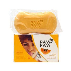 Paw Paw Skin & Body Clarifying Bar Soap Papaye Papaya Extracted with Vitamin E,